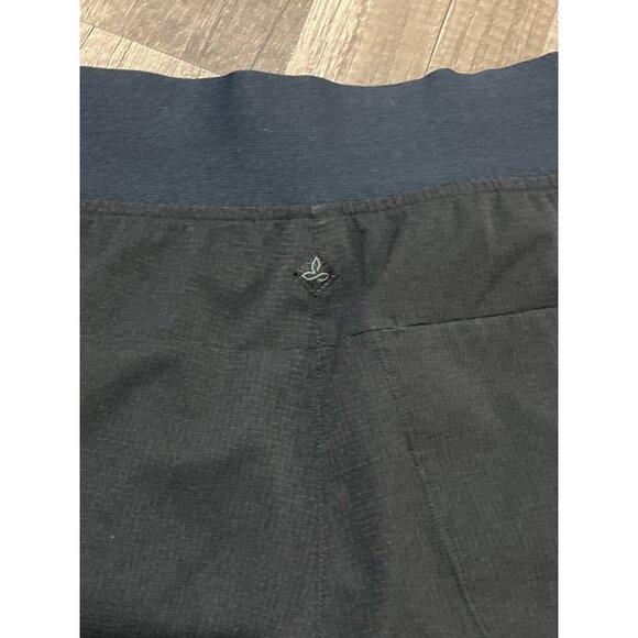 Prana Womens XS Black Athletic Shorts With Stretch Waistband - Picture 3 of 4
